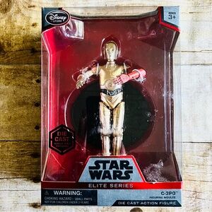 Disney Star Wars Elite Series 7” C-3PO Die Cast Metallic Action Figure